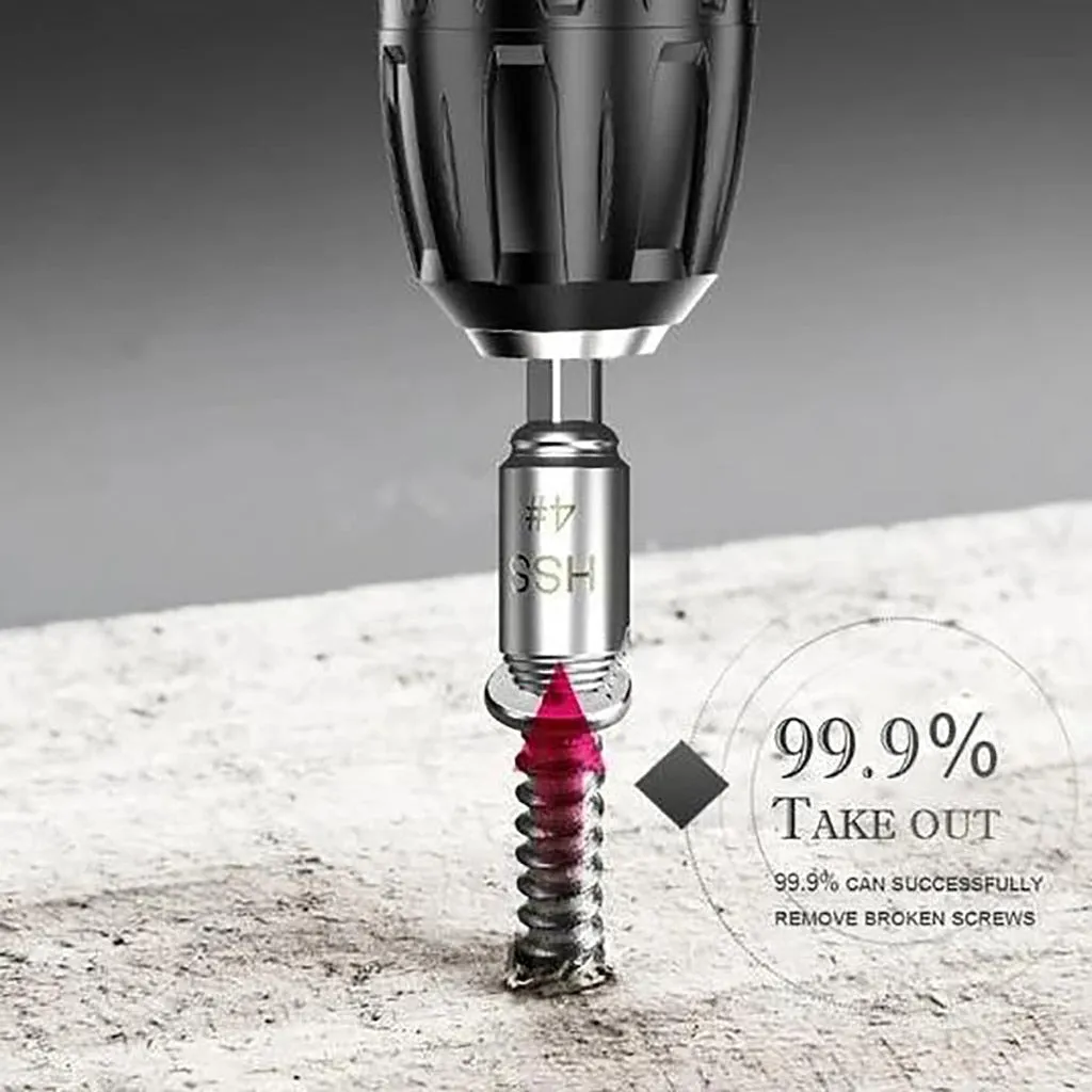 5PC Screw Extractor Drill Bits Set