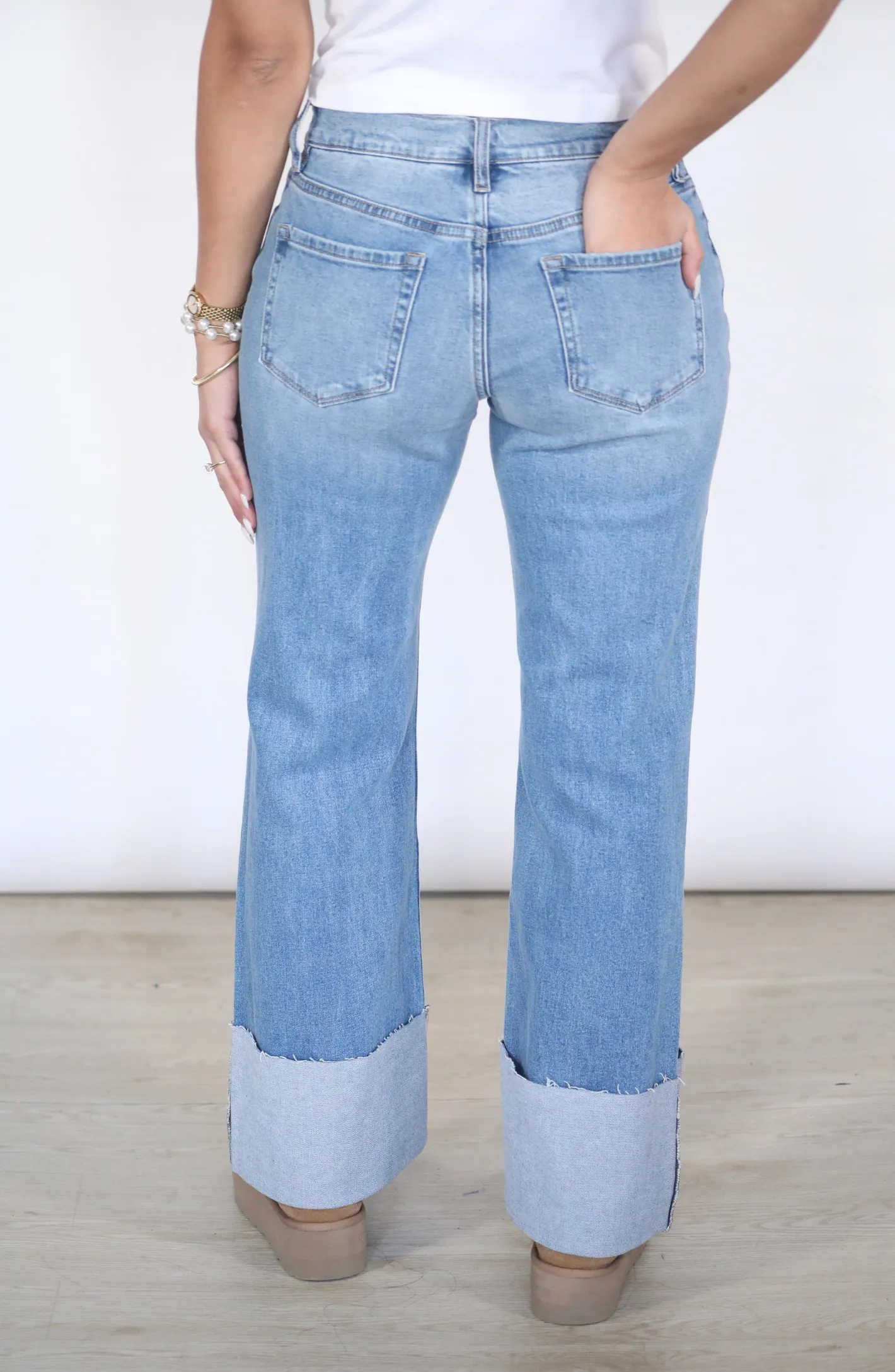 Always Serving Denim Cuff Jeans