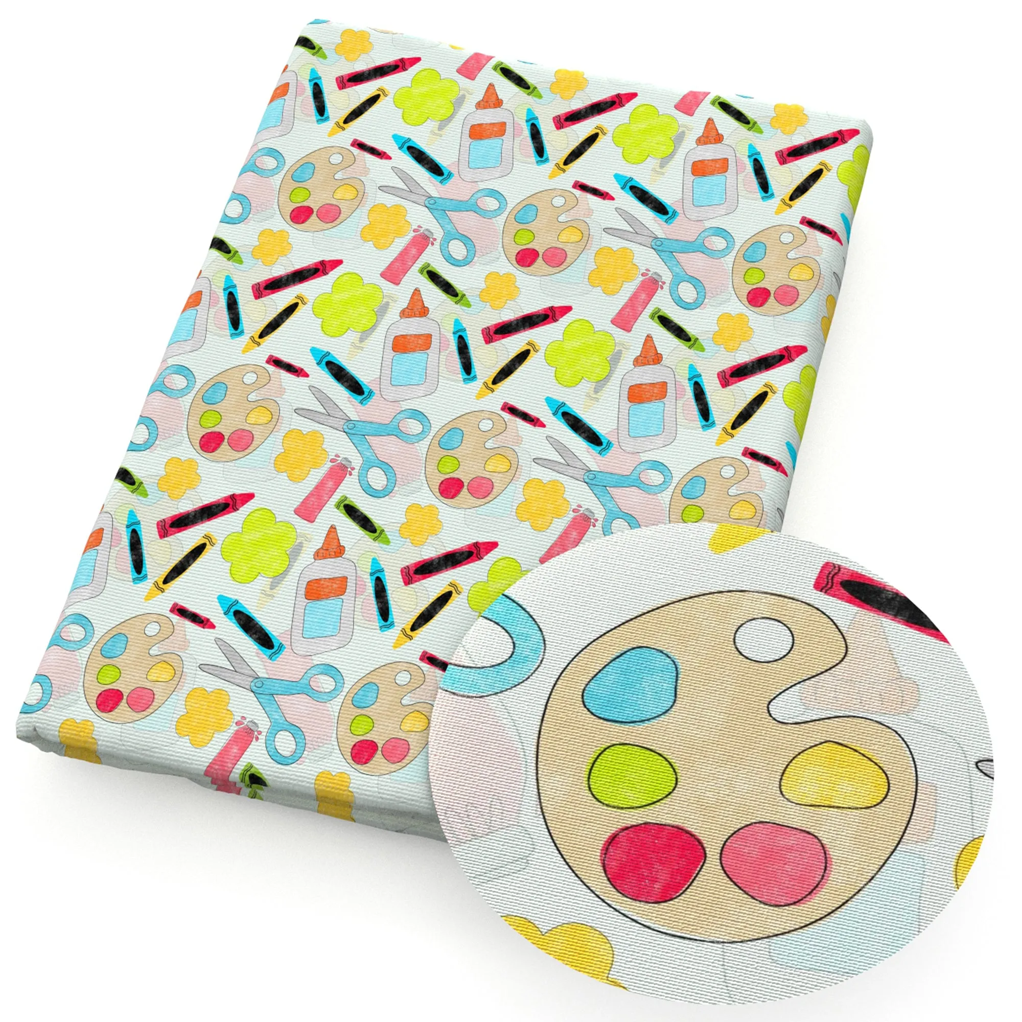 back to school printed fabric