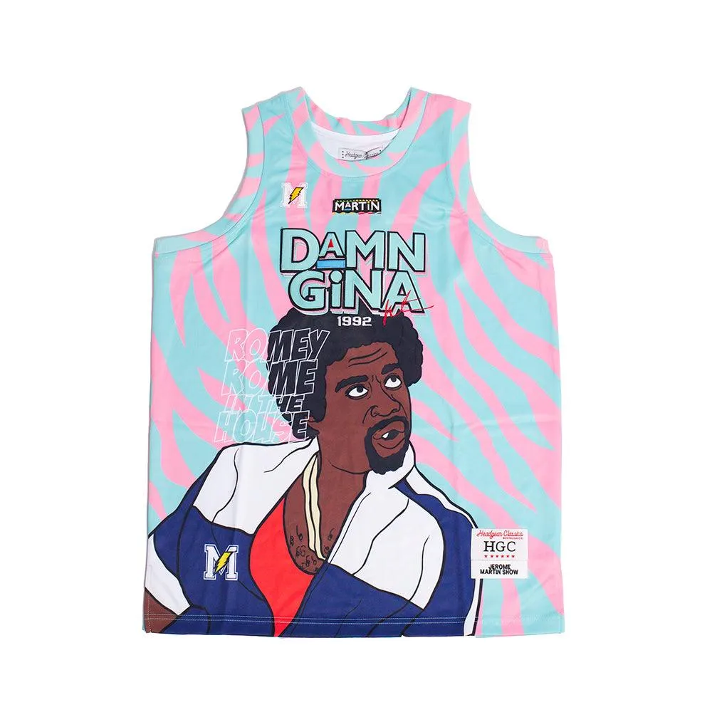 DAMN GINA JEROME BASKETBALL JERSEY