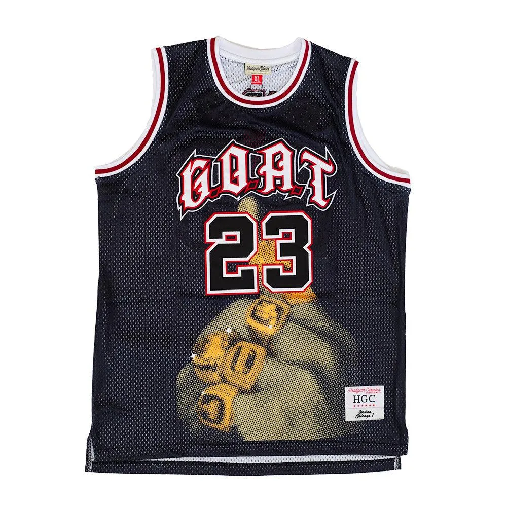 JORDAN GOAT SIX RINGS BASKETBALL JERSEY