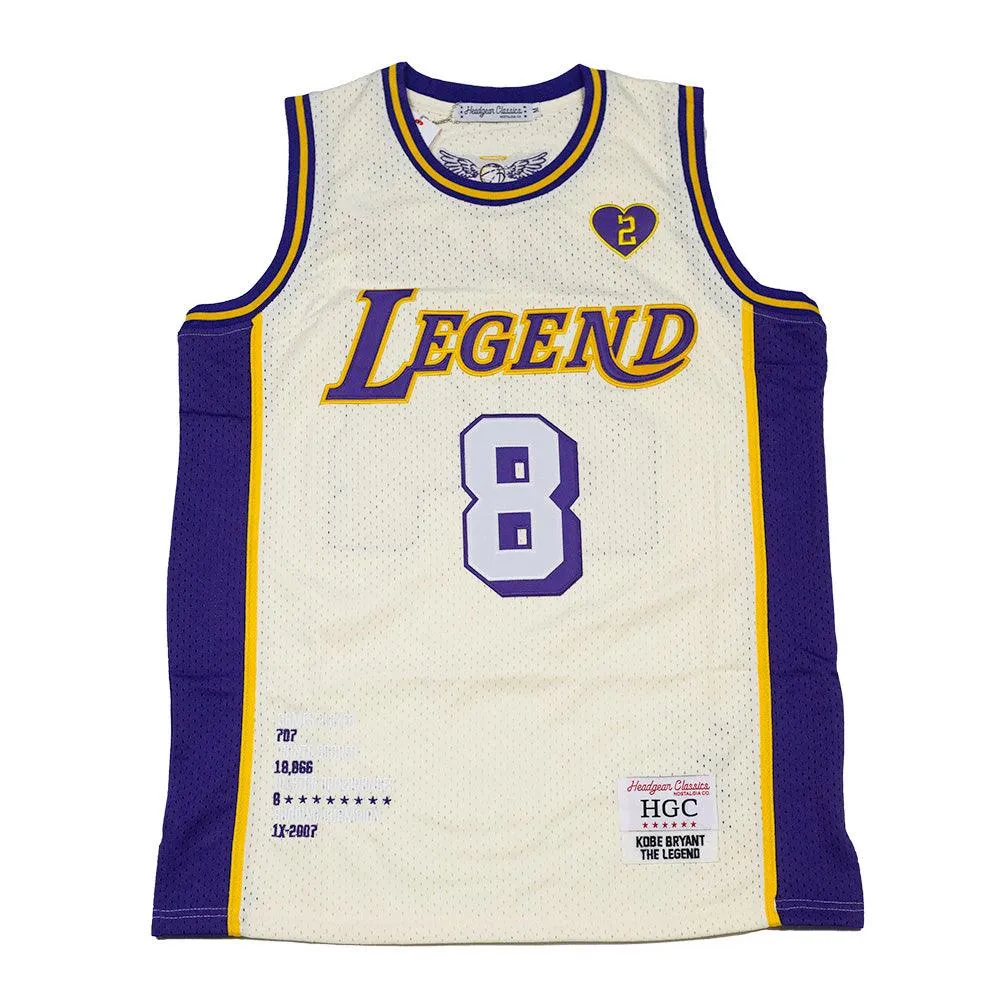 LEGEND MAMBA BASKETBALL JERSEY (CREAM)