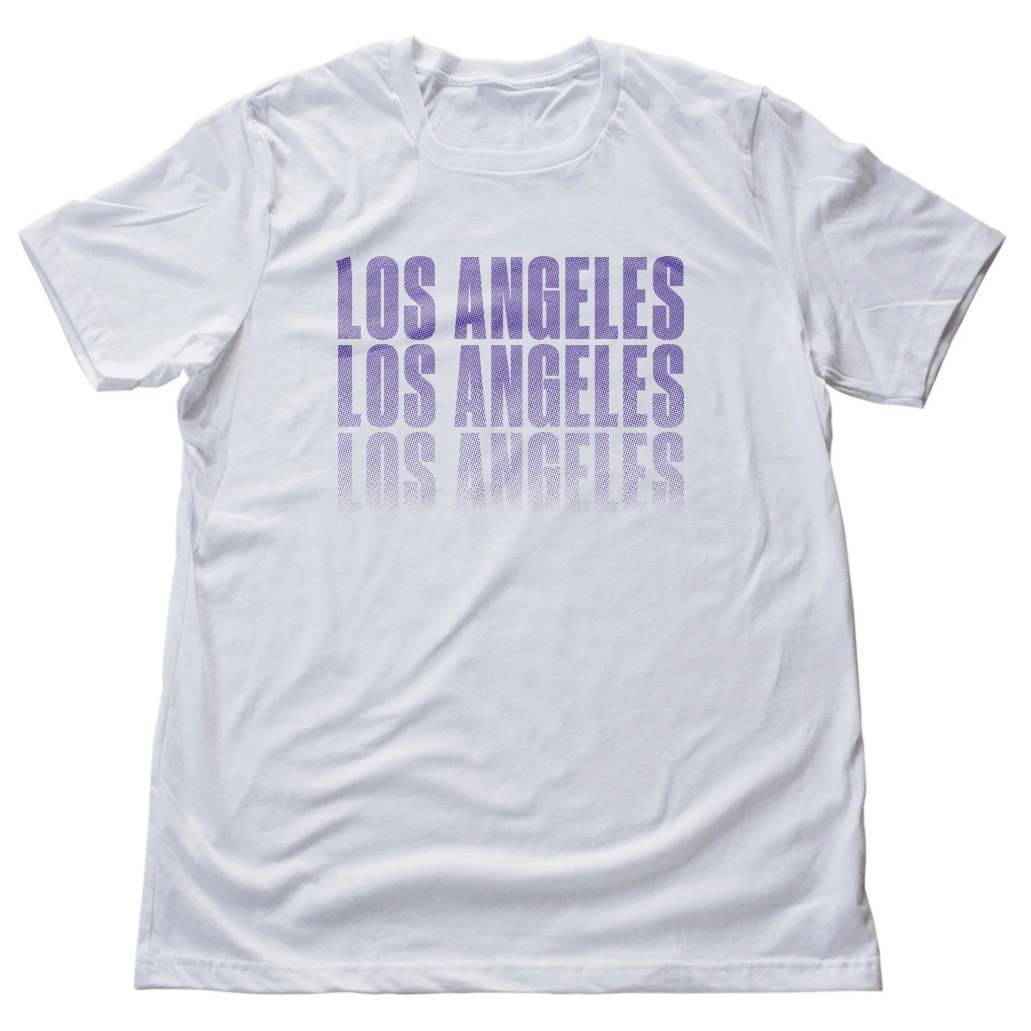 Los Angeles Benday Fade — Premium Unisex Short-Sleeve T-Shirt