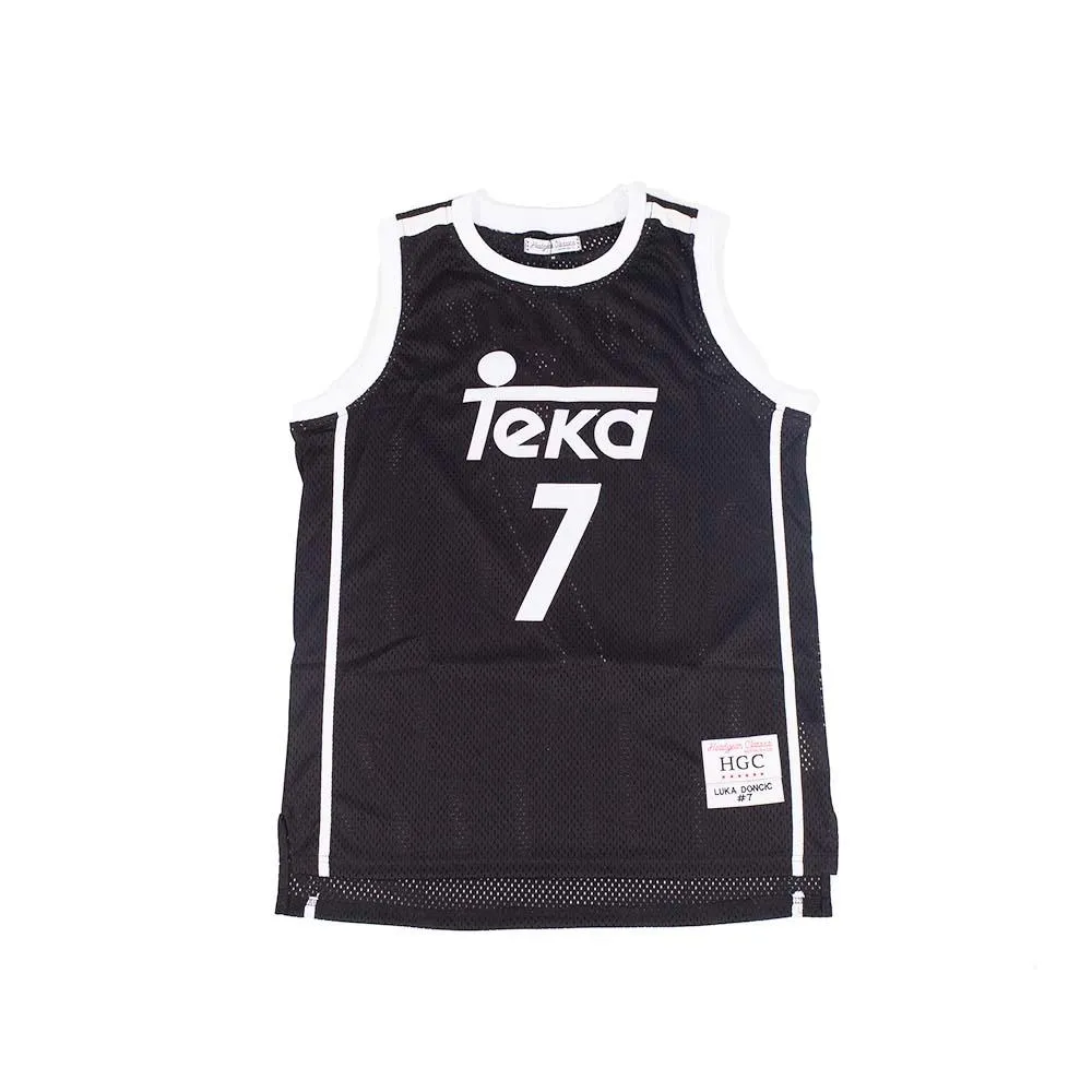 LUKA DONCIC TEKA EUROLEAGUE BASKETBALL JERSEY BLACK