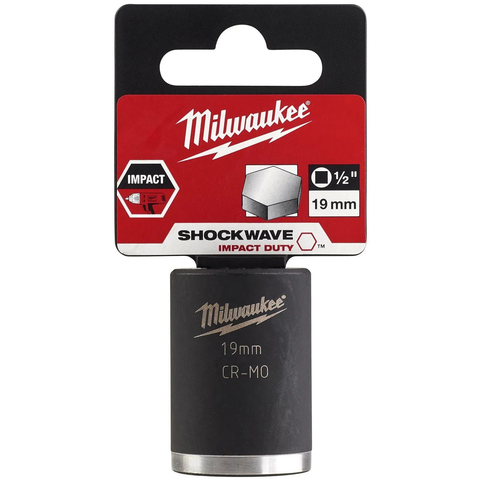 Milwaukee Impact Sockets 1/2" Drive Shockwave Impact Duty