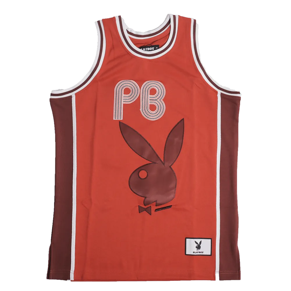 PLAYBOY RED BASKETBALL JERSEY (RED)