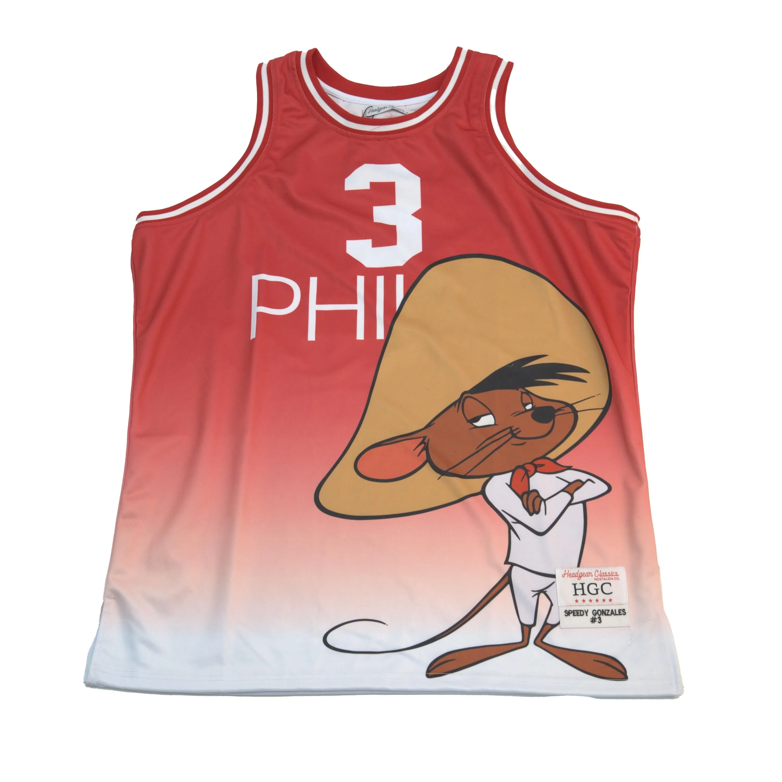 SPEEDY PHILA BASKETBALL JERSEY (RED)