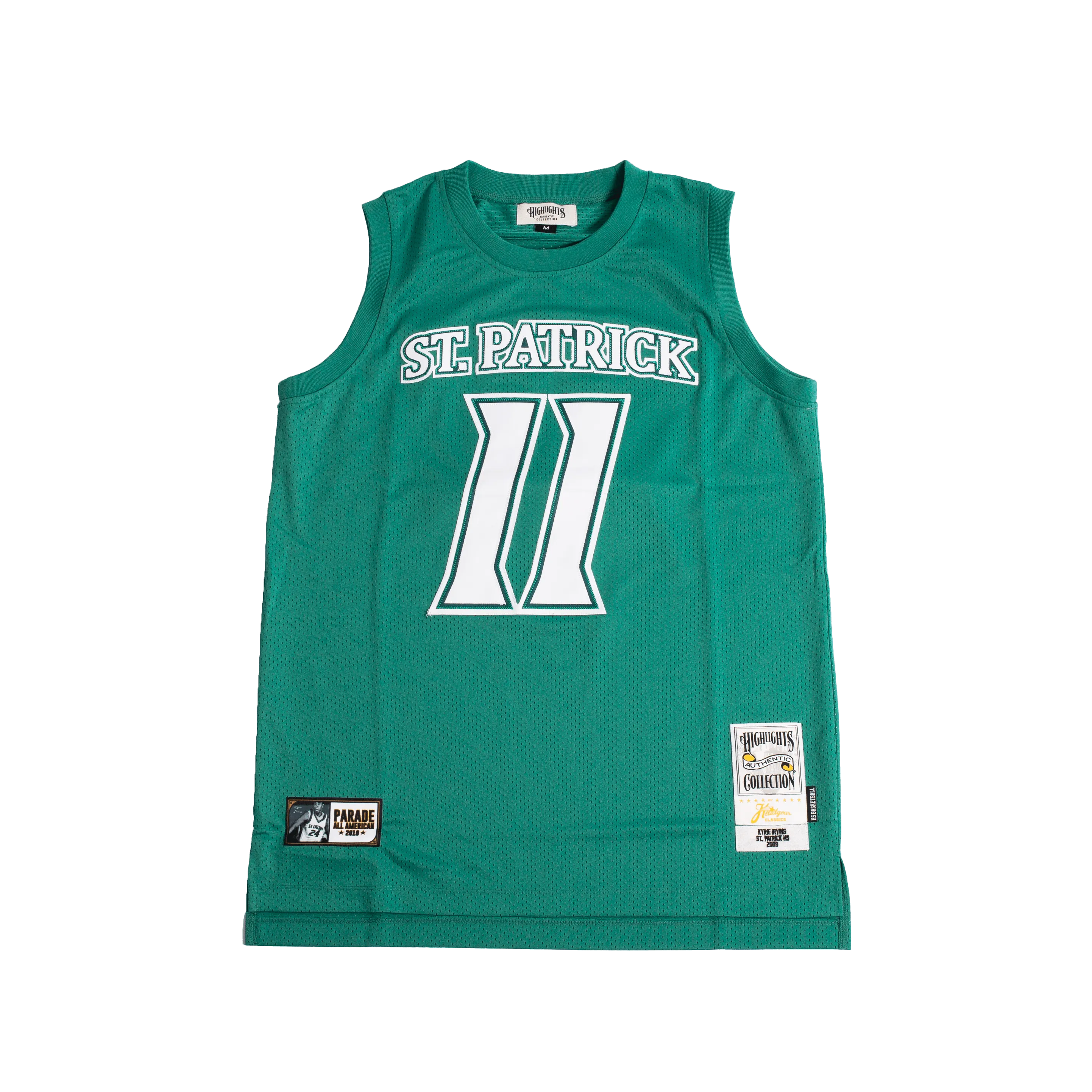 ST PATRICK KYRIE IRVING YOUTH AUTHENTIC BASKETBALL JERSEY