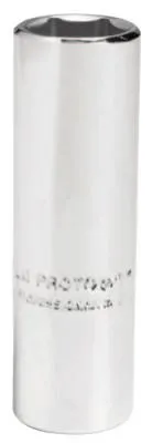Stanley?? Products Torqueplus Deep Sockets 1/4 in, 1/4 in Drive, 9/32 in, 12 Points, 4709LT