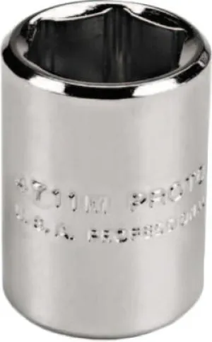 Stanley® Products Torqueplus Metric Sockets 1/4 in, 1/4 in Drive, 7 mm, 12 Points, 4707TM