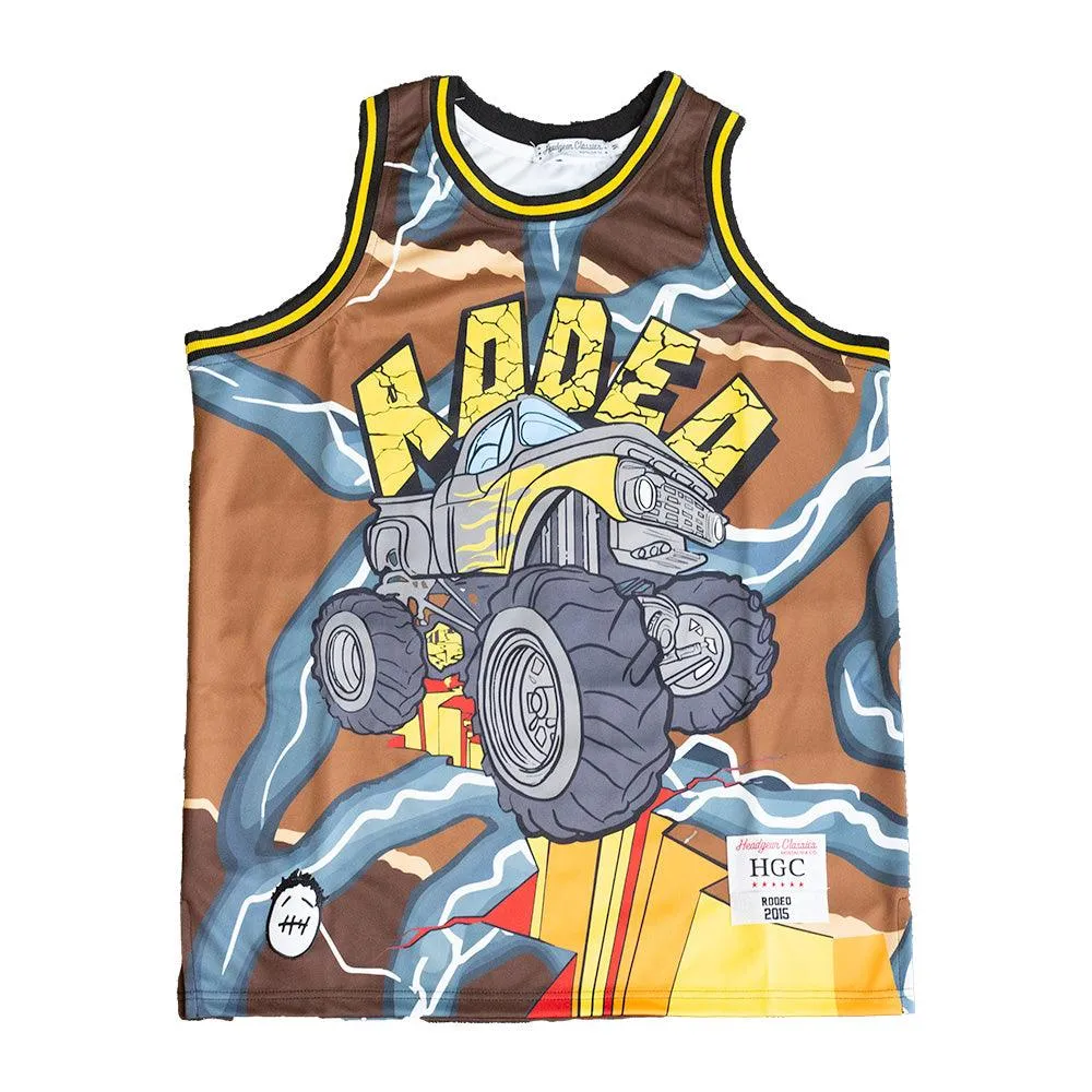 TRAVIS SCOTT RODEO BASKETBALL JERSEY (CACTUS)